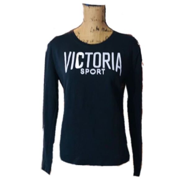 Victoria's Secret Tops - Victoria Secret Sport black sweatshirt size M